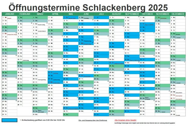 2025 Schlackenberg Termine