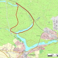 Karte: Weichselbrunner Weiher und Trockenkiefernwald bei Bodenwöhr