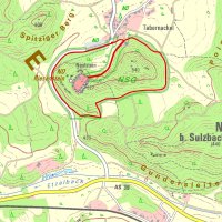 Karte: Schergenbuck mit Schloss Neidstein