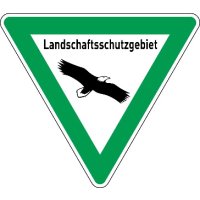 Schild Landschaftschutzgebiet