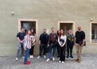 Die neuen Anwärter bei der Stadtführung durch die Regensburger Altstadt