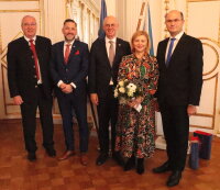 Jubiläumsfeier im Spiegelsaal der Regierung der Oberpfalz