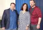 Das Organisationsteam von PAKS, Christoph Florian Pöppl-Neufert, Anette Roncevic und Tobias Mages 
(von links) 

